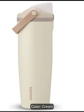 owala Cream Insulated Travel Bottle with Carry Handle
